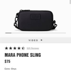 Dagne Dover black phone sling. Perfect condition! Used twice.